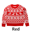 Miniatyrbillede 2 af 11: Juletrøje til kvinder med julemandsudskrift - Rød Red XL