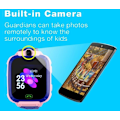 Miniatyrbild 5 av 6: GPS-positionerande smartklocka för barn BLACK No card insertion