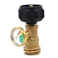 Miniatyrbillede 1 af 6: Propantank Messing Adapter Trykmåler Måler til gasgrill