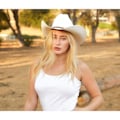 Pikkukuva 4 / 5: Stetson-tyyli Cowboy-hattu Kesä Western Ratsastus Leveälierinen Hattu Sininen