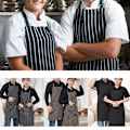 Miniatyrbilde 7 av 10: Kokkeforkle Ren Pinafore KAFFE STRIPE Coffee Stripes