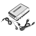Miniatyrbilde 1 av 5: USB Kassettspiller til PC MP3 CD Switcher Converter Capture Audio Music Player med hodetelefoner