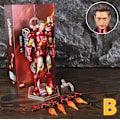 Pikkukuva 1 / 4: Zd Toys Marvel Iron Man Mk1 Mk2 Mk3 Mk4 Mk5 Mk6 Mk7 Mk42 Mk43 7\" Elokuva Actionfigur Iron-man Mark 1 2 3 4 5 6 7 42 43 Legends C MK7 B - Boxed