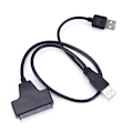 Miniatyrbilde 2 av 7: 2017 Digital USB 2.0 til SATA Konverter Adapterkabel