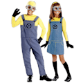 Pikkukuva 1 / 5: Bob Minion -asu lapsille, poika-tyttö Minion-haalaripuku suojalaseilla ja hatulla