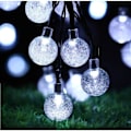 Miniatyrbillede 4 af 5: LED Udendørs Lyskæde Multicolor Krystalbold Fe Lys