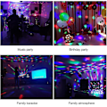Pikkukuva 2 / 4: Discokuula Discolamppu Partylamppu Discovalaistus Valotehosteet 7 Väriä Musiikilla Ohjattu Led Dj-lamppu Partyvalaistus Partylamppu Halloweenille Jouluun