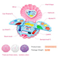 Miniatyrbilde 9 av 11: Sett for jenter Barn Kosmetisk Skjønnhet Sminkepung Case Toy Kit Pr white onesize