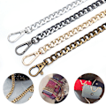 Miniatyrbillede 4 af 5: DIY Taske Rem Kæde Pung Håndtag Pung Rem Kæde Udskiftning B Gold