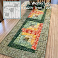 Pikkukuva 2 / 7: Snedig timmerstuga trimverktyg quiltmall patchwork sylinjal 6 inches