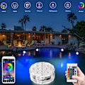 Miniatyrbillede 2 af 5: LED Damlys 13LED 2-pak Vandtætte Lys APP