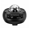 Miniatyrbillede 1 af 9: Galaxylampe / Natlampe / Stjernehimmel Projektor med Bluetooth black Plastic