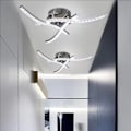 Miniatyrbilde 2 av 5: Moderne 18W Kristall LED Taklampe for Stue og Soveromsinnredning white