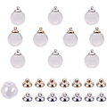 Miniatyrbilde 1 av 5: 30 stk 16mm Mini Glasskuler Flasker Ønskeboll Flasker for DIY Henge Charms Ørepynt Laging 8mm Lopp