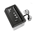 Miniatyrbillede 2 af 5: Bærbar elektrisk papirstrimmer USB batteridrevet strimmel dokument papirklipper kontor --(WR)[C]