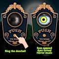 Miniatyrbillede 2 af 5: Halloween dørklokke, Eyeball Lightup Eyeball dørklokke dekor