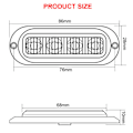 Pikkukuva 5 / 5: 10X 4-LED vihreä sivuvalo, sivuvalo, perävaunu, kuorma-auto, RV-valo Wat