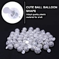 Miniatyrbillede 2 af 4: 100 stk./parti LED runde ballonlamper Flash kuglelampe til jul