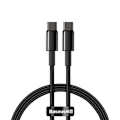 Miniatyrbilde 1 av 11: Baseus Tungsten Gold USB-C til USB-C kabel, 100W, 5A, 1m