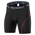 Pikkukuva 1 / 5: Miesten 3D-pehmustetut MTB-pyöräilyhousut hengittävät Musta-Punainen Black-Red 2XL