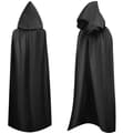Kappe med hette / Mantel - Halloween-FA- Svart black