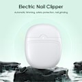 Miniatyrbild 9 av 10: Elektrisk Nagelsax Nagelklippare VIT White