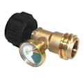 Miniatyrbillede 6 af 6: Propantank Messing Adapter Trykmåler Måler til gasgrill