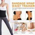 Miniatyrbild 9 av 11: Free Size Shapewear Midjetränare - Midjespännare 4m svart black