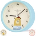 Miniatyrbild 1 av 4: Analog väckarklocka för barn, pojke, flicka, tyst bordsur, batteridriven