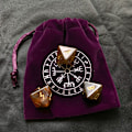 Miniatyrbillede 9 af 11: 3 stk Harts Tærninger Sæt 8-sidede Runde Tærninger Resin Assorterede Polyhedriske Tærninger Sæt Polyhedrisk Divination Bordplade Tærning Purple 0.02