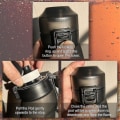 Miniatyrbilde 5 av 5: Vannflaske med smak av Air Fruit Dof Matte Black