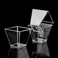 Miniatyrbilde 8 av 8: Klara plastglass 25pcs