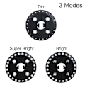 Miniatyrbilde 3 av 5: Parasollys 24 LED-lamper med 3 lysmoduser