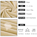 Pikkukuva 3 / 5: Venyttelevät päähuivit pannat muslimeille pehmeät hengittävät Scarf-beige