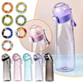Miniatyrbillede 1 af 5: Vandsflaske med Air Fruit Duft Transparent Purple