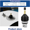 Miniatyrbild 4 av 5: Ventiladapter, luftpump snabb uppblåsningsadapter 7,8*3,4 cm Compres