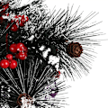 Miniatyrbilde 3 av 5: Mini kunstig juletre - 20 cm - Imitasjon furunåler