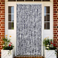 Pikkukuva 1 / 5: vidaXL Hyttysverho hopea 90x200 cm chenille silver 2050