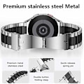 Miniatyrbild 4 av 5: Band+ Armband i Rostfritt Stål för Samsung Galaxy Watch 6 5 4 44mm 40mm Classic 46mm 42mm Galaxy Watch 3 5 Pro 41 45mm