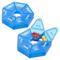 Miniatyrbild 3 av 9: Smart Dosett Medicinask Doseringsask (veckoask) Gul