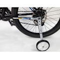 Miniatyrbilde 5 av 5: Sykkelstabilisatorer for voksne og barn - Variabel hastighet MTB Hjelpehjul 20 tommer white