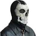 Pikkukuva 3 / 7: COD Ghost Mask Kallopää Helmask MW2 Cosplay Kostyymask Urheiluun Halloween Cosplay