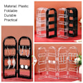 Miniatyrbillede 9 af 10: Ørestik Display Holder Ørestikke Display Stativ CLEAR 4 FANS klar 4 fans clear