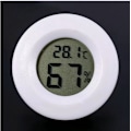 Miniatyrbillede 4 af 4: Mini Hygrometer Fugtighedsmåler Indendørs/Udendørs Fugtighedsmåler Reptil Termometer