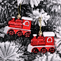 Miniatyrbild 1 av 5: 2 julgranskulor i plast Julgransdekor jul