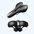 Pikkukuva 5 / 6: SPGOOD Pyörän Satula Miehet Naiset Mukava Leveä Pehmeä Geeli Ergonominen Pyörän Satula Suojalla & Avaimella Maastopyörä MTB Trekking Maantiepyörä