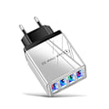Miniatyrbillede 4 af 7: Vægadapter med 4 LED-porte Blå blue one size