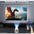 Miniatyrbilde 6 av 9: LED-projektor i miniatyrformat 4K HDMI Android