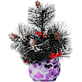 Miniatyrbilde 1 av 5: Mini kunstig juletre - 20 cm - Imitasjon furunåler