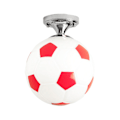 Miniatyrbillede 1 af 4: Fodbold LED-loftlampe Lysende Fodboldstang Med Red